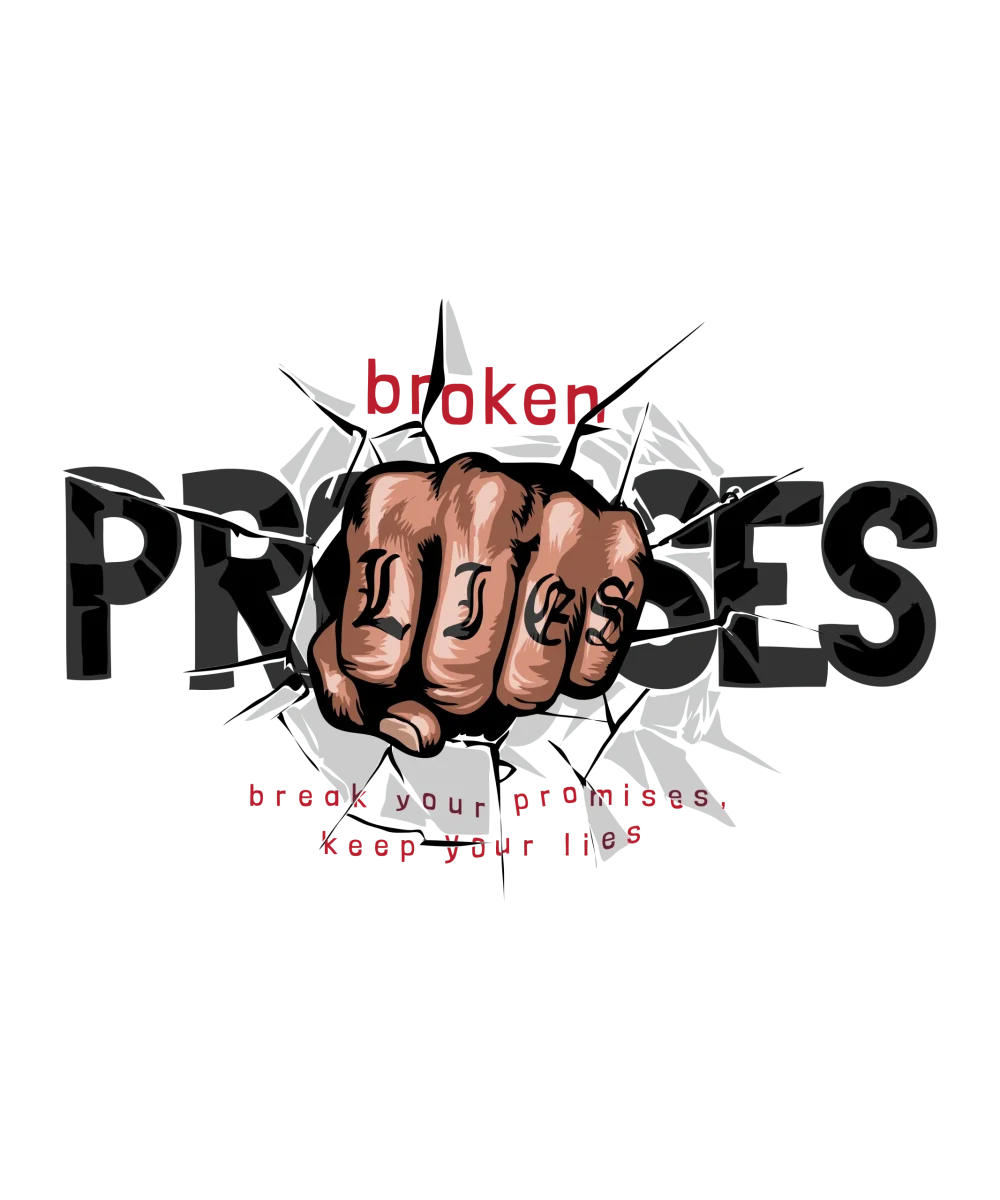 Broken Promises : Premium Oversized Hoodie - Image 5