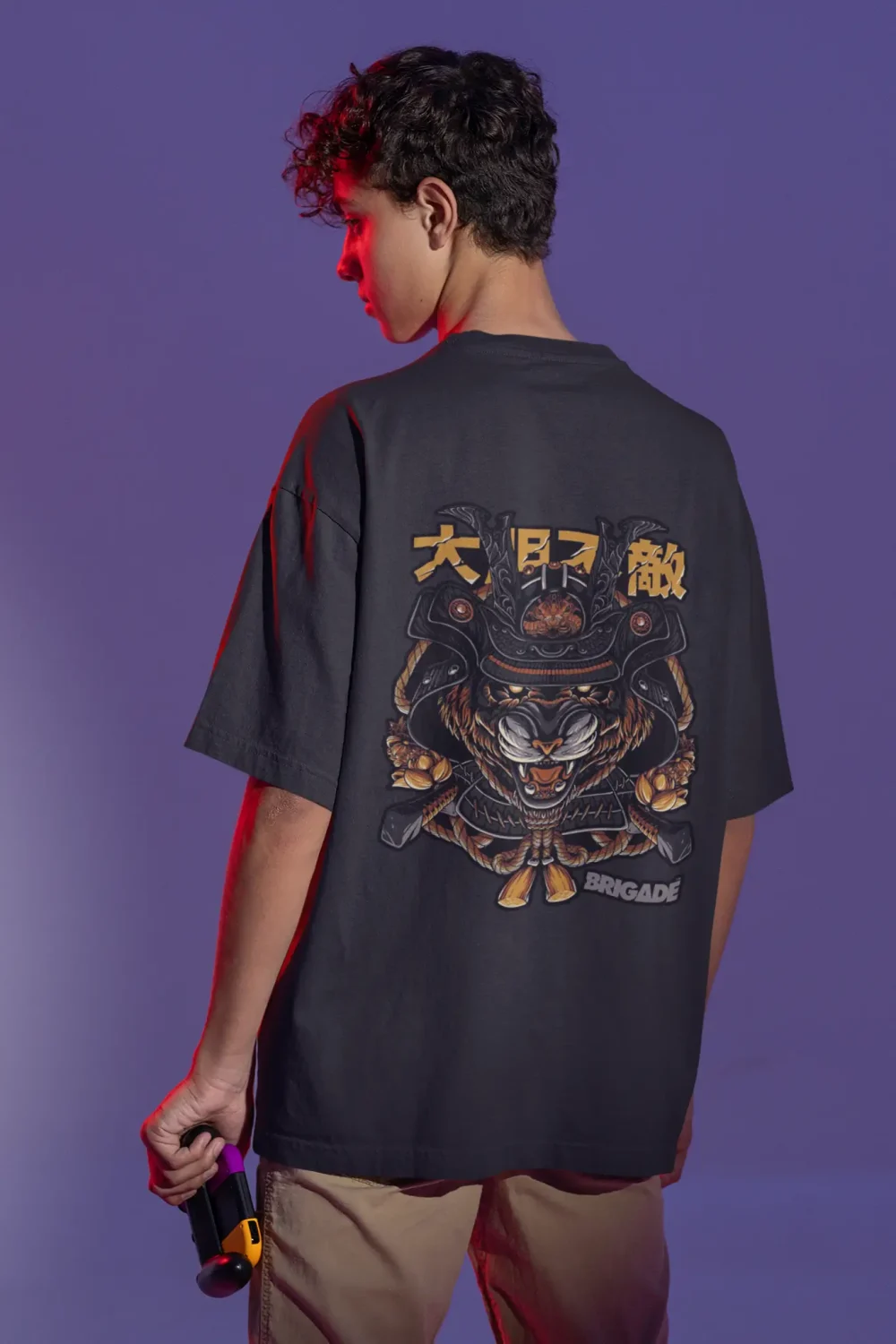 BRIGADE : Anime Oversized Printed T - Shirt - Image 3