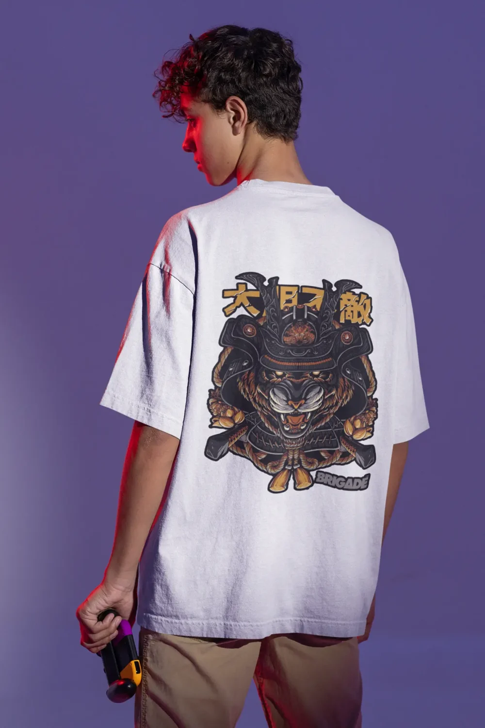 BRIGADE : Anime Oversized Printed T - Shirt - Image 5