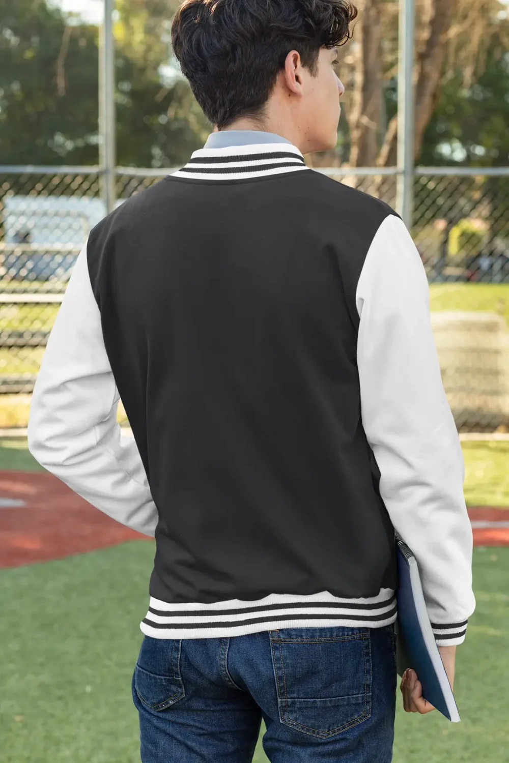 Black Varsity Jacket - Image 4