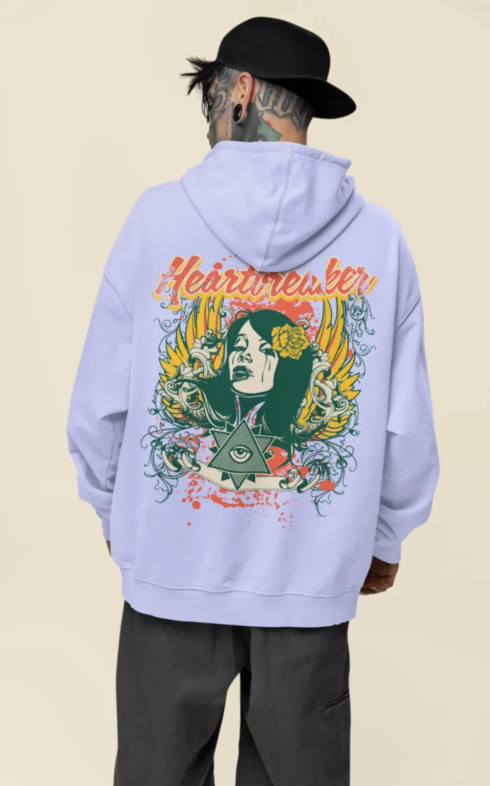 Heart Breaker : Premium Oversized Hoodie - Image 2