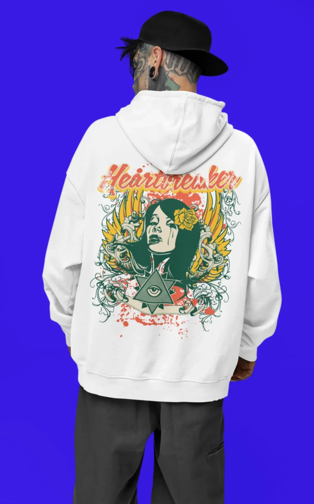 Heart Breaker : Premium Oversized Hoodie - Image 3