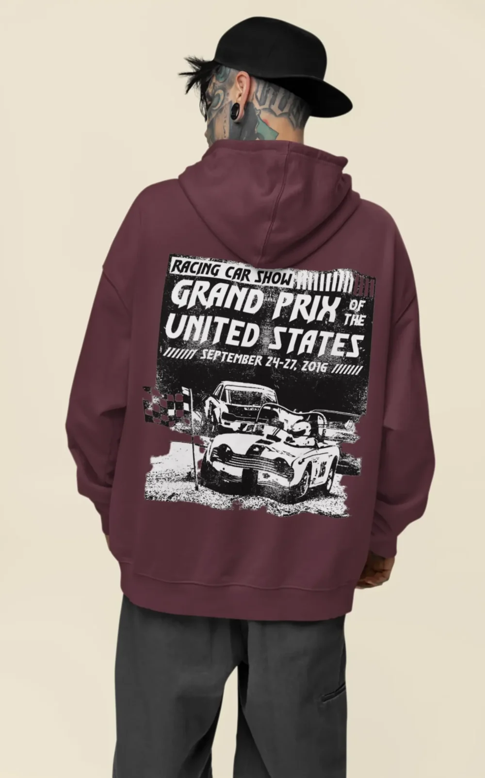 Grand Prix : Premium Oversized Hoodie - Image 2