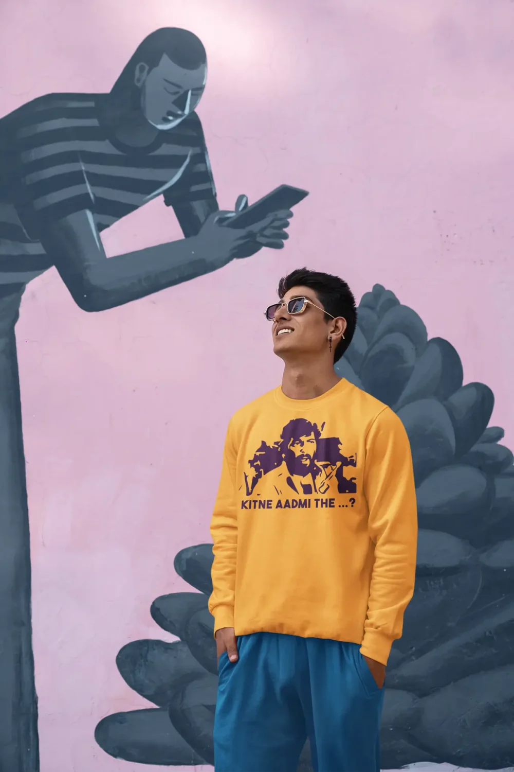 Kitne Aadmi The Printed Sweatshirt - Image 2