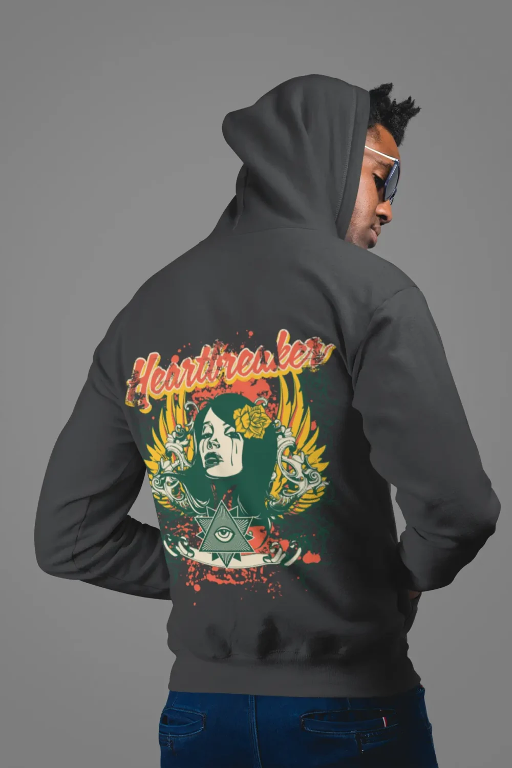 Heart Breaker : Premium Oversized Hoodie - Image 4