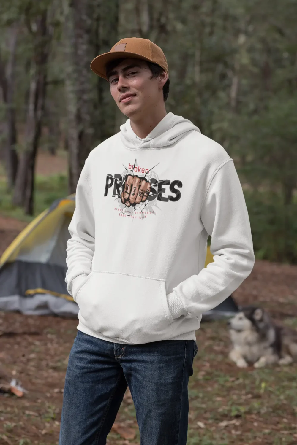 Broken Promises : Premium Oversized Hoodie - Image 4