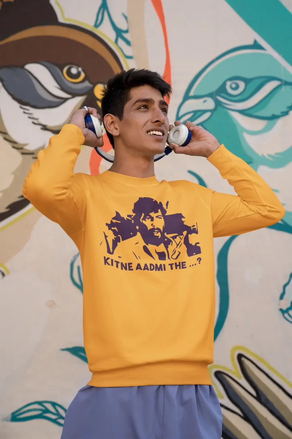 Kitne Aadmi The Printed Sweatshirt - Image 3