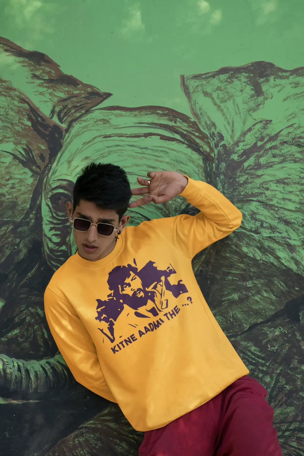 Kitne Aadmi The Printed Sweatshirt